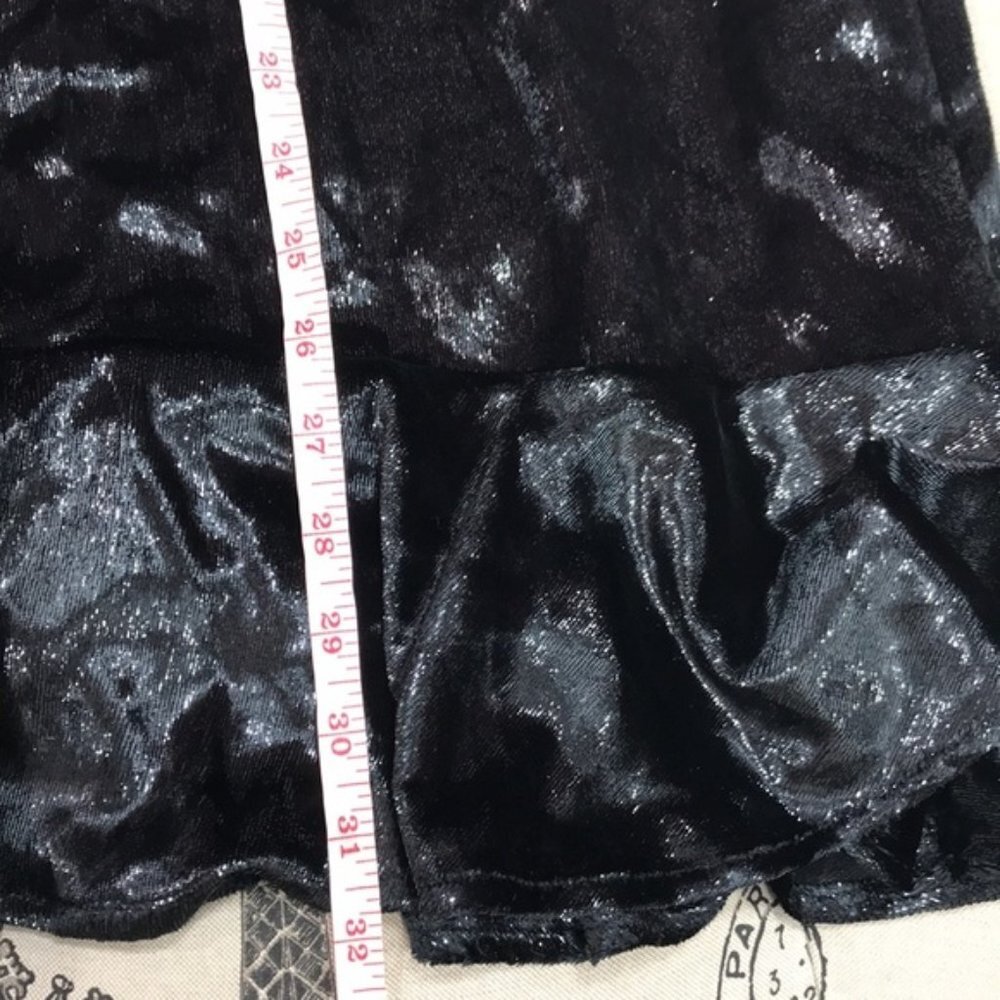 Leyden Shimmery Ruffle-Hem Dress - Picture 12 of 12